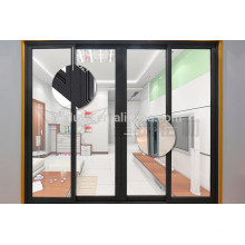 high quality aluminum sliding door , samll sliding door in foshan